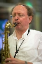Der Saxophonist vom Thomas Franke Jazz Trio in Action